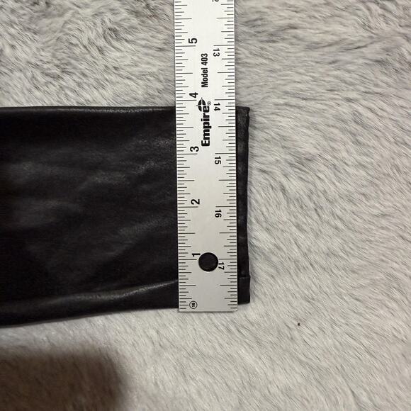 Spanx Leggings Womens Medium Faux Leather High Rise Slimming Shapewear Pants - Picture 9 of 9